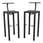 Tabourets de bar sarapis par philippe starck pour aleph driade, italie, 1986