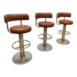 Tabourets de bar vintage jupiter borje johanson, suède Tabourets de bar vintage jupiter borje johanson, suède