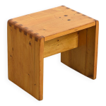 Tabouret bois par bernard taillefer, vers 1960