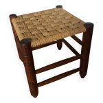 Tabouret bois et corde Tabouret bois et corde