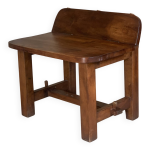 Tabouret brutaliste vintage