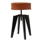 Tabouret clemenceau emblmatique d'andr domin et marcel genevire, france 1957