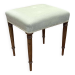 Tabouret de coiffeuse anglais des ann�es 1950 en noyer