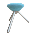 Tabouret design t for tube sign nino comba