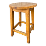 Tabouret de ferme frne rustique 1940