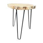 Tabouret ha�rpin industriel t�te d �pingle