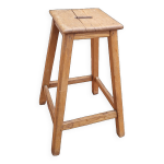 Tabouret haut d'atelier en bois