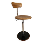Tabouret industriel télescopique, mirima, france vers 1950 Tabouret industriel télescopique, mirima, france vers 1950