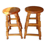 Tabourets mi hauteur lot atelier