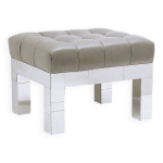 Tabouret ou ottoman de vanit de la srie cityscape par paul evans - 1970