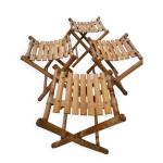 Tabouret pliant en bambou Tabouret pliant en bambou