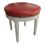 Tabouret pouf en cuir Tabouret pouf en cuir