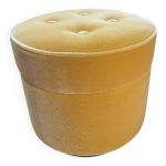 Tabouret pouf velours india mahdavi
