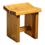 Tabouret par ren� martin, la plagne circa 1960