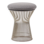 Tabouret rond, pitement mtal. circa 1970 warren platner pour knoll