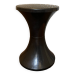 Tabouret tam tam stamp noir 70'