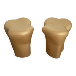 Tabouret tooth dor philippe starck pour xo (italie, 2002)