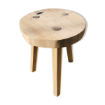 Tabouret tripode en frne
