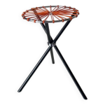 Tabouret tripode pliable en fil