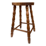 Tabouret vintage pin sapin