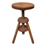 Tabouret  vis rglable vintage