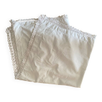 Taie d oreiller ancienne coton et dentelle . Taie d oreiller ancienne coton et dentelle .