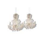 Tall classical murano glass chandelier -