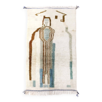 Tapis berbre marocain azilal  motifs colors 2, 52x1, 29m