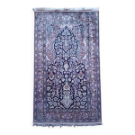 Tapis cachemire soie fait main 155x92cm