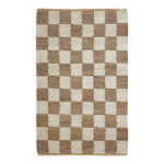 Tapis  carreaux en jute