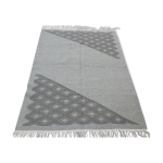 Tapis gris ethnique fait main 152x200cm Tapis gris ethnique fait main 152x200cm