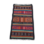 Tapis kilim multicolore fait main traditionnel Tapis kilim multicolore fait main traditionnel