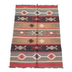 Tapis kilim en toile de jute et coton. 125cm x 195cm Tapis kilim en toile de jute et coton. 125cm x 195cm