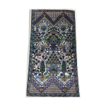 Tapis fait main en soie naturelle