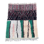 Tapis marocain moderne tiss  la main en laine, 200x285 cm
