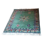 Tapis oriental de rabbat maroc, vintage des années 1970. Tapis oriental de rabbat maroc, vintage des années 1970.