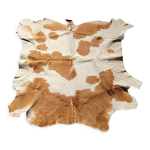 Tapis peau de vache vintage 1970