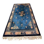 Tapis pékin chinois ancien fait main Tapis pékin chinois ancien fait main
