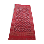 Tapis rouge traditionnel fait main en pure laine 120x225cm Tapis rouge traditionnel fait main en pure laine 120x225cm