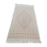Tapis traditionnel tiss  la main en pure laine 114x200cm