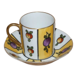 Tasse art dco porcelaine de limoges baranger