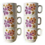 Tasses  caf expresso vintage italy pagnossin