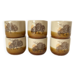 Tasses � caf� expresso vintage paysage