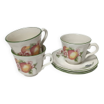 Tasses  caf en porcelaine anglaise churchill