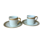 Tasses cerabel porcelaine de baudour belgique
