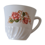 Tasse aux deux roses arcopal
