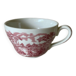 Tasse en faïence rouge the hunter par myott Tasse en faïence rouge the hunter par myott