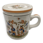 Tasse à infusion, tisanière berger décor moustiers Tasse à infusion, tisanière berger décor moustiers