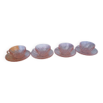 Tasse sous tasse arcopal rosaline