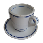 Tasse et sous - tasse brlot gien exposition universelle